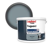 Leyland Trade Truguard Smooth Masonry Paint Squirrel Grey (Ral 7000) 10L