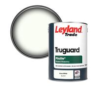 Leyland Trade Truguard Smooth Pliolite Masonry Paint Pure White (Ral 9010) 5L