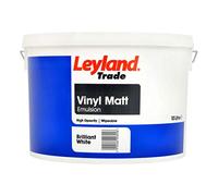 Leyland Trade Vinyl Matt - Brilliant White - 10L