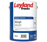 Leyland Trade Vinyl Matt Emulsion Paint - Black 5L