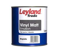 Leyland Trade Vinyl Matt Emulsion Paint - Magnolia 1L