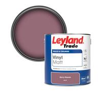 Leyland Trade Vinyl Matt Walls & Ceilings Emulsion Paint Berry Heaven (02C37) 2.5L