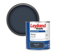 Leyland Trade Vinyl Matt Walls & Ceilings Emulsion Paint Black Flame (Ppg1043-7) 1L