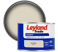Leyland Trade Vinyl Matt Walls & Ceilings Emulsion Paint Bone White (Ppg14-22) 350Ml Tester