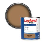 Leyland Trade Vinyl Matt Walls & Ceilings Emulsion Paint Bronco Brown (Ppg15-03) 1L