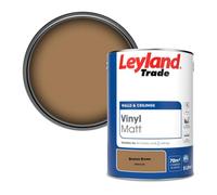 Leyland Trade Vinyl Matt Walls & Ceilings Emulsion Paint Bronco Brown (Ppg15-03) 5L