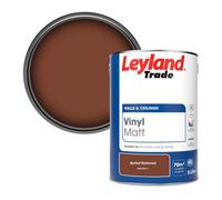 Leyland Trade Vinyl Matt Walls & Ceilings Emulsion Paint Burled Redwood (Ppg1067-7) 5L