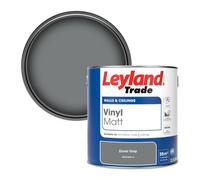 Leyland Trade Vinyl Matt Walls & Ceilings Emulsion Paint Dover Gray (Ppg1001-5) 2.5L