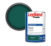 Leyland Trade Vinyl Matt Walls & Ceilings Emulsion Paint Empress Teal (Ppg1142-7) 5L