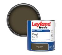 Leyland Trade Vinyl Matt Walls & Ceilings Emulsion Paint Friar's Brown (Ppg1024-7) 2.5L