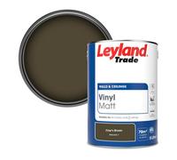 Leyland Trade Vinyl Matt Walls & Ceilings Emulsion Paint Friar's Brown (Ppg1024-7) 5L