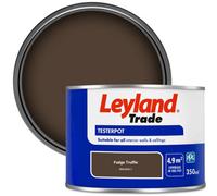 Leyland Trade Vinyl Matt Walls & Ceilings Emulsion Paint Fudge Truffle (Ppg1075-7) 350Ml Tester
