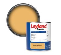 Leyland Trade Vinyl Matt Walls & Ceilings Emulsion Paint Golden Opportunity (Ppg1204-6) 1L