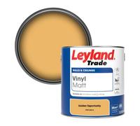 Leyland Trade Vinyl Matt Walls & Ceilings Emulsion Paint Golden Opportunity (Ppg1204-6) 2.5L