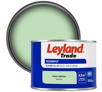 Leyland Trade Vinyl Matt Walls & Ceilings Emulsion Paint Green Lightning (Ppg1225-4) 350Ml Tester