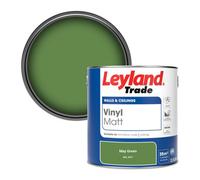 Leyland Trade Vinyl Matt Walls & Ceilings Emulsion Paint May Green (Ral 6017) 2.5L