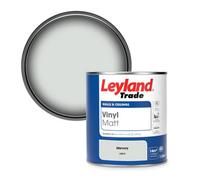 Leyland Trade Vinyl Matt Walls & Ceilings Emulsion Paint Mercury (22B15) 1L