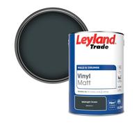 Leyland Trade Vinyl Matt Walls & Ceilings Emulsion Paint Midnight Ocean (Ppg1012-7) 5L