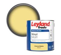 Leyland Trade Vinyl Matt Walls & Ceilings Emulsion Paint Primrose Meadow (Ppg1213-5) 2.5L