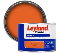 Leyland Trade Vinyl Matt Walls & Ceilings Emulsion Paint Pure Orange (Ral 2004) 350Ml Tester