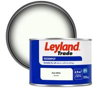 Leyland Trade Vinyl Matt Walls & Ceilings Emulsion Paint Pure White (Ral 9010) 350Ml Tester