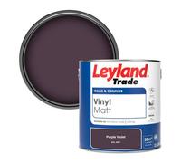 Leyland Trade Vinyl Matt Walls & Ceilings Emulsion Paint Purple Violet (Ral 4007) 2.5L