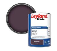 Leyland Trade Vinyl Matt Walls & Ceilings Emulsion Paint Purple Violet (Ral 4007) 5L