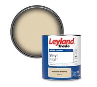 Leyland Trade Vinyl Matt Walls & Ceilings Emulsion Paint Sandcastle Symphony (Ppg12-32) 1L