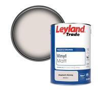 Leyland Trade Vinyl Matt Walls & Ceilings Emulsion Paint Shepherd's Warning (Ppg1016-1) 5L