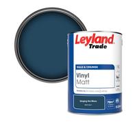 Leyland Trade Vinyl Matt Walls & Ceilings Emulsion Paint Singing The Blues (Ppg1159-7) 5L