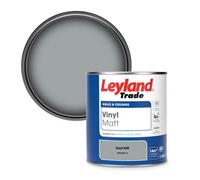 Leyland Trade Vinyl Matt Walls & Ceilings Emulsion Paint Steel Mill (Ppg1001-4) 1L