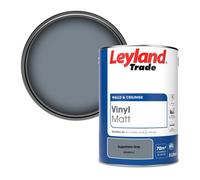 Leyland Trade Vinyl Matt Walls & Ceilings Emulsion Paint Superhero Gray (Ppg0993-5) 5L
