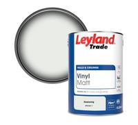 Leyland Trade Vinyl Matt Walls & Ceilings Emulsion Paint Swansong (Ppg1001-1) 5L