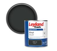Leyland Trade Vinyl Matt Walls & Ceilings Emulsion Paint Whitby Jet (Ppg1001-7) 1L