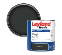 Leyland Trade Vinyl Matt Walls & Ceilings Emulsion Paint Whitby Jet (Ppg1001-7) 2.5L