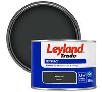 Leyland Trade Vinyl Matt Walls & Ceilings Emulsion Paint Whitby Jet (Ppg1001-7) 350Ml Tester