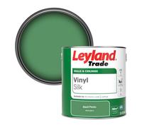 Leyland Trade Vinyl Silk Walls & Ceilings Emulsion Paint Basil Pesto (Ppg1226-6) - 2.5L