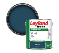 Leyland Trade Vinyl Silk Walls & Ceilings Emulsion Paint Blue Lava (Ppg1155-7) - 2.5L