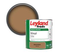 Leyland Trade Vinyl Silk Walls & Ceilings Emulsion Paint Bronco Brown (Ppg15-03) - 2.5L
