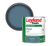 Leyland Trade Vinyl Silk Walls & Ceilings Emulsion Paint Canyon Blue (Ppg1155-6) - 2.5L