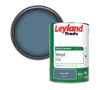 Leyland Trade Vinyl Silk Walls & Ceilings Emulsion Paint Canyon Blue (Ppg1155-6) - 5L