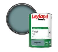 Leyland Trade Vinyl Silk Walls & Ceilings Emulsion Paint Cathedral Glass (Ppg1148-5) - 5L