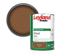 Leyland Trade Vinyl Silk Walls & Ceilings Emulsion Paint Clay Brown (Ral 8003) - 5L