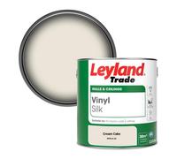 Leyland Trade Vinyl Silk Walls & Ceilings Emulsion Paint Cream Cake (Ppg14-23) - 2.5L