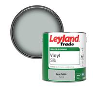 Leyland Trade Vinyl Silk Walls & Ceilings Emulsion Paint Damp Pebble (Ppg10-08) - 2.5L