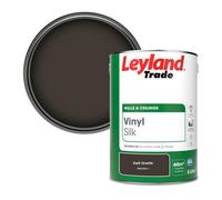 Leyland Trade Vinyl Silk Walls & Ceilings Emulsion Paint Dark Granite (Ppg1005-7) - 5L
