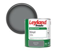 Leyland Trade Vinyl Silk Walls & Ceilings Emulsion Paint Dover Gray (Ppg1001-5) - 2.5L