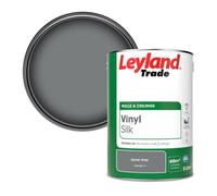 Leyland Trade Vinyl Silk Walls & Ceilings Emulsion Paint Dover Gray (Ppg1001-5) - 5L