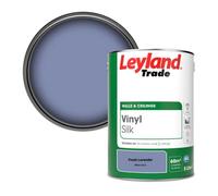 Leyland Trade Vinyl Silk Walls & Ceilings Emulsion Paint Fresh Lavender (Ppg1170-5) - 5L