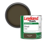 Leyland Trade Vinyl Silk Walls & Ceilings Emulsion Paint Friar's Brown (Ppg1024-7) - 2.5L
